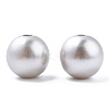 Spray Painted ABS Plastic Imitation Pearl Beads OACR-T015-05C-03-2