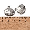 Ocean 304 Stainless Steel Pendants STAS-P406-16F-P-3