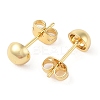 Rack Plating Brass Stud Earrings for Women EJEW-G394-18B-G-1