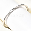 304 Stainless Steel Cuff Bangles for Women BJEW-H644-04P-3