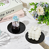 Flat Round Acrylic Chassis Display Pedestals DIY-FG0005-55D-5