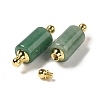 Natural Mixed Stone Connector Charms G-Z039-01G-3