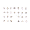 500Pcs Plating Acrylic Beads PACR-YW0001-07-1