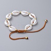 Adjustable Nylon Thread Braided Bead Bracelets BJEW-JB04946-01-3