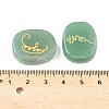 16Pcs 16 Styles Natural Green Aventurine Display Decorations G-F786-02A-05-3