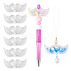 12Pcs Transparent Acrylic Beads TACR-TA0001-77B-2