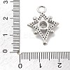 Brass Micro Pave Cubic Zirconia Pendants KK-L228-17P-3