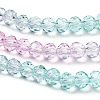 Transparent Painted Glass Beads Strands LS-DGLA-A034-T3mm-A10-4