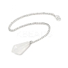 Natural Quartz Crystal Cone Pointed Dowsing Pendulums G-A249-02S-10-1