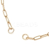 2.5MM 304 Stainless Steel Paperclip Chain Slider Bracelet Making AJEW-JB01557-01-2