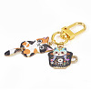 1Pc Alloy Enamel Pendant Decorations HJEW-TA0001-25-2