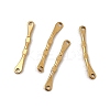 304 Stainless Steel Textured Bar Links Connector Charms STAS-A134-01A-G-1