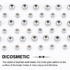 200Pcs 2 Style 304 Stainless Steel Beads STAS-DC0005-27-4