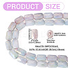 1Strand Anti-Tarnish Electroplate Glass Beads Strands GLAA-TA0003-99B-3