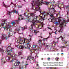 Half Round ABS Plastic Cabochons FIND-TAC0038-08D-4