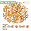 300Pcs Rack Plating Brass Spacer Beads KK-DR0001-27G-03-2