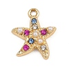 Alloy Rhinestone Pendants LS-FIND-F013-06A-G-1