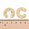 Brass Textured Horseshoe Chandelier Component Links KK-L223-013G-3