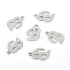 Non-Tarnish 201 Stainless Steel Pendants STAS-L244-04B-P-1