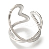 304 Stainless Steel Cuff Rings X-RJEW-Z074-21P-3