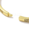 Brass Micro Pave Clear Cubic Zirconia Hinged Bangles for Women BJEW-Z061-15B-3