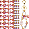 100Pcs UV Plating Rainbow Iridescent Acrylic Beads PACR-SP0001-06-1