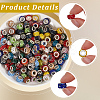 400Pcs 20 Colors Handmade Polymer Clay Rhinestone European Beads CPDL-PA0001-01B-6