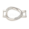 Alloy Crystal Rhinestone Oval Connector Links Charms FIND-M052-10P-NR-1