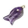 Natural Amethyst Pendants KK-D021-05D-G-2