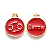 Alloy Enamel Pendants ENAM-S124-01A-07D-1