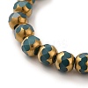 Opaque Solid Color Glass Beads Strands GLAA-G098-02E-3