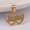 Ion Plating(IP) 304 Stainless Steel Pendants STAS-K162-093G-1
