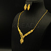 Brass Pendant Necklaces & Stud Earrings for Women FS-WGBE006-01-2