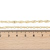 Brass Oval Link Chains Necklace for Women X-NJEW-P265-25G-3