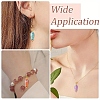 10Pcs Evil Eye Fish Shaped Glazed Porcelain Pendants PALLOY-YW00086-01-6