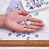 32Pcs 2 Styles K9 Glass Rhinestone Pendants GLAA-YS0001-03-6