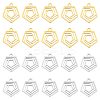 20Pcs 2 Colors 201 Stainless Steel Charms STAS-UN0031-02-1