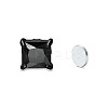 Square Cubic Zirconia Magnetic Clip-on Earrings EJEW-H001-47A-EB-1