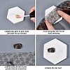 10 Rolls PET Lace Flower Nail Foils Floral Transfer Paper STIC-WH20010-16B-4