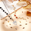 800Pcs 8 Colors Zinc Alloy Lobster Claw Clasps FIND-SP0001-32-4