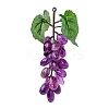 Natural Fluorite Grape Model Pendants PW-WG36806-03-1