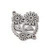 Non-Tarnish 304 Stainless Steel Hollow Connector Charms STAS-Z069-05P-1