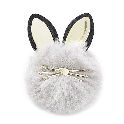 Faux Fur Cat Pendant Keychain ANIM-PW0002-20D-1