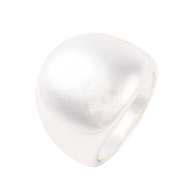 Ion Plating(IP) 304 Stainless Steel Wide Finger Rings for Women RJEW-S414-04B-S-1