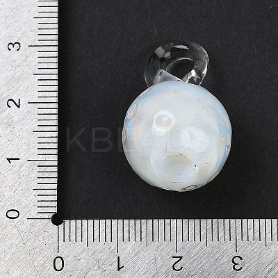 Handmade Lampwork Pendants LAMP-Q005-07F-1