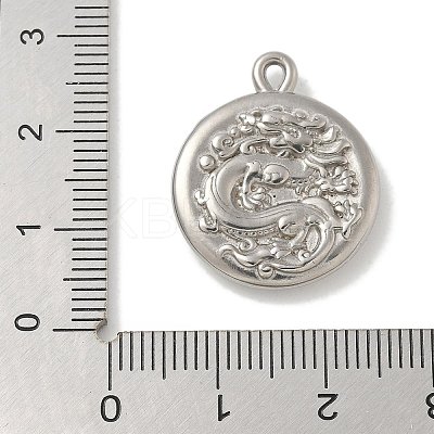 304 Stainless Steel Pendants STAS-Q334-38P-1