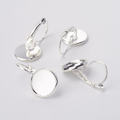 Brass Leverback Earring Findings LS-X-KK-H023-S-NR-1