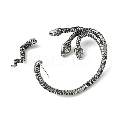 316 Surgical Stainless Steel Cuff Earrings EJEW-E300-01AS-01-1