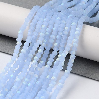 Imitation Jade Glass Beads Strands X1-EGLA-A034-J2mm-MB03-1