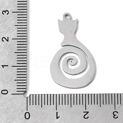 304 Stainless Steel Pendants STAS-H247-13P-1